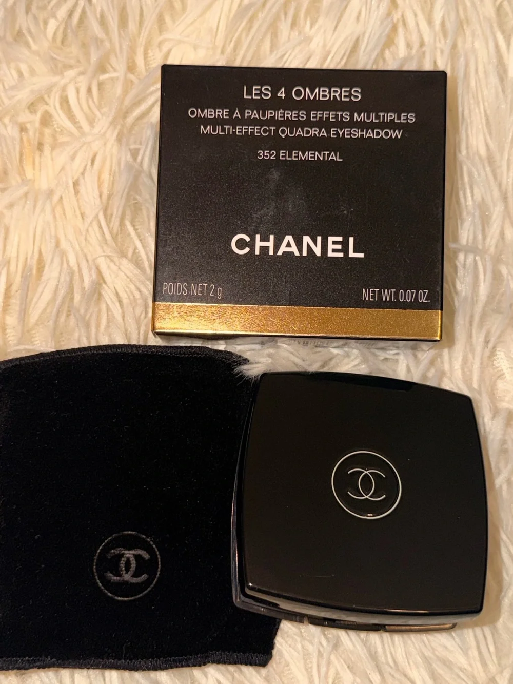CHANEL 352 Quadra Eyeshadow Elemental – Rose, Pink, Champagne, Mauve